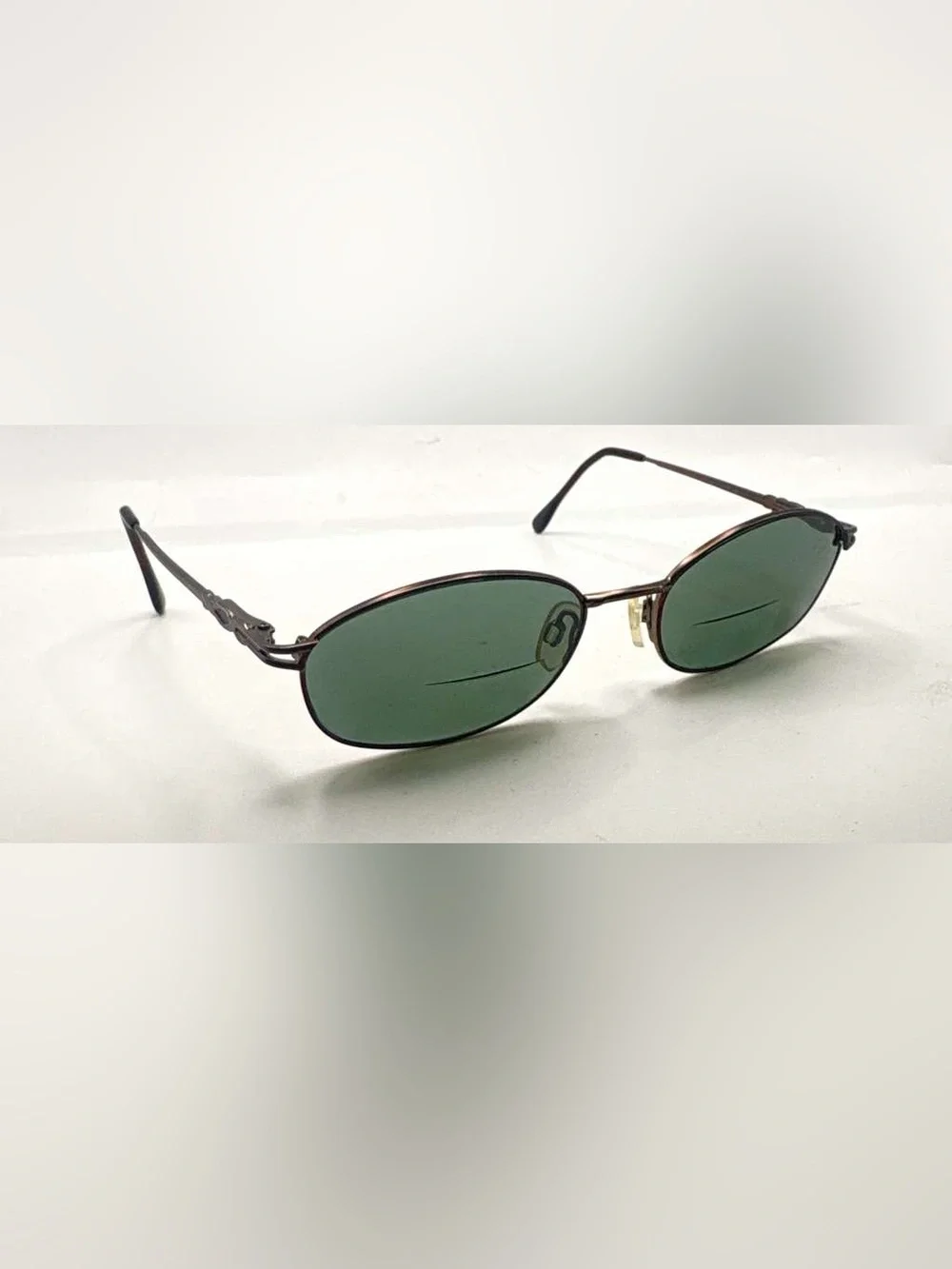 Essentials EN4681 Brown Oval Metal Sunglasses Frames Only